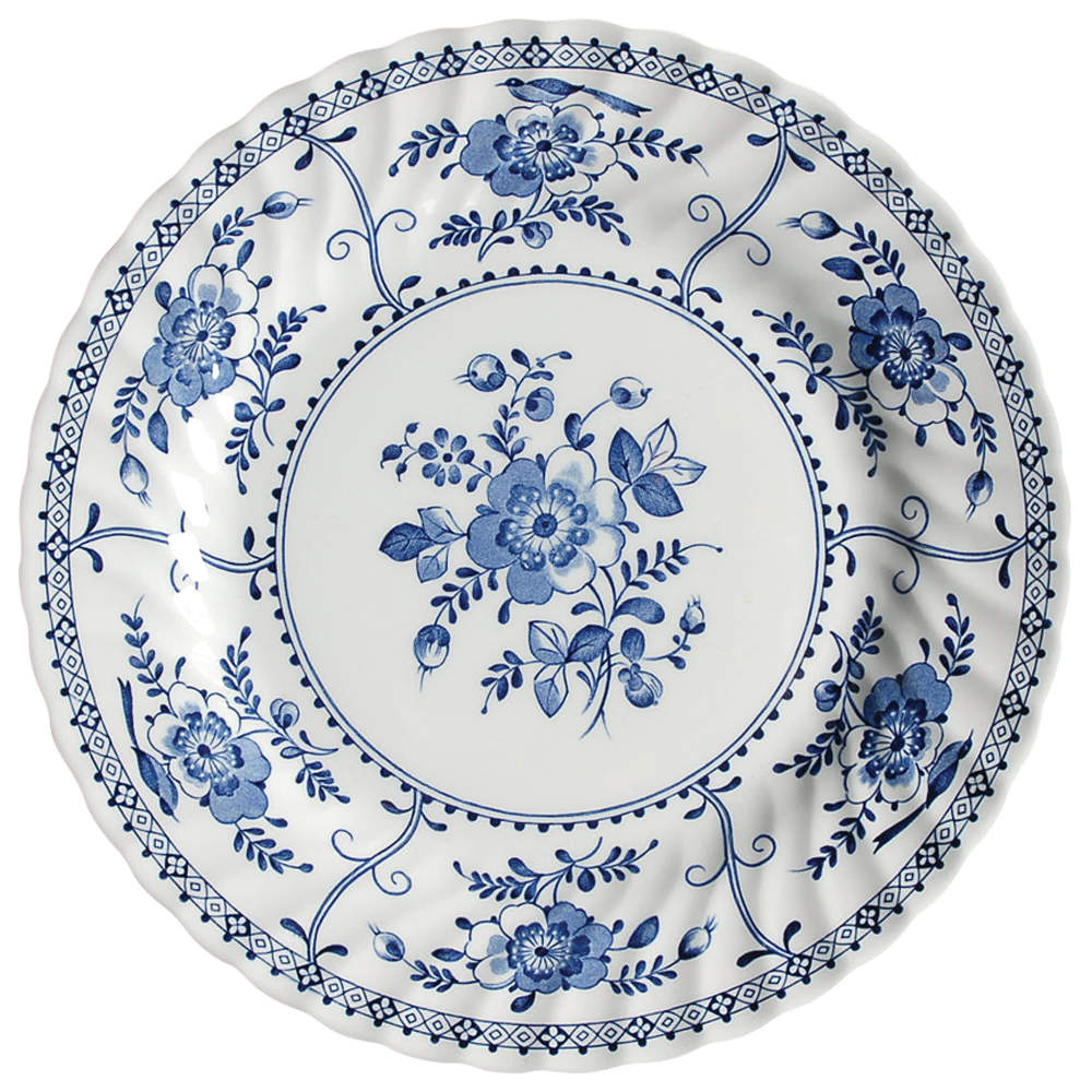 Indies Blue Dinner Plate by Johnson Brothers-1