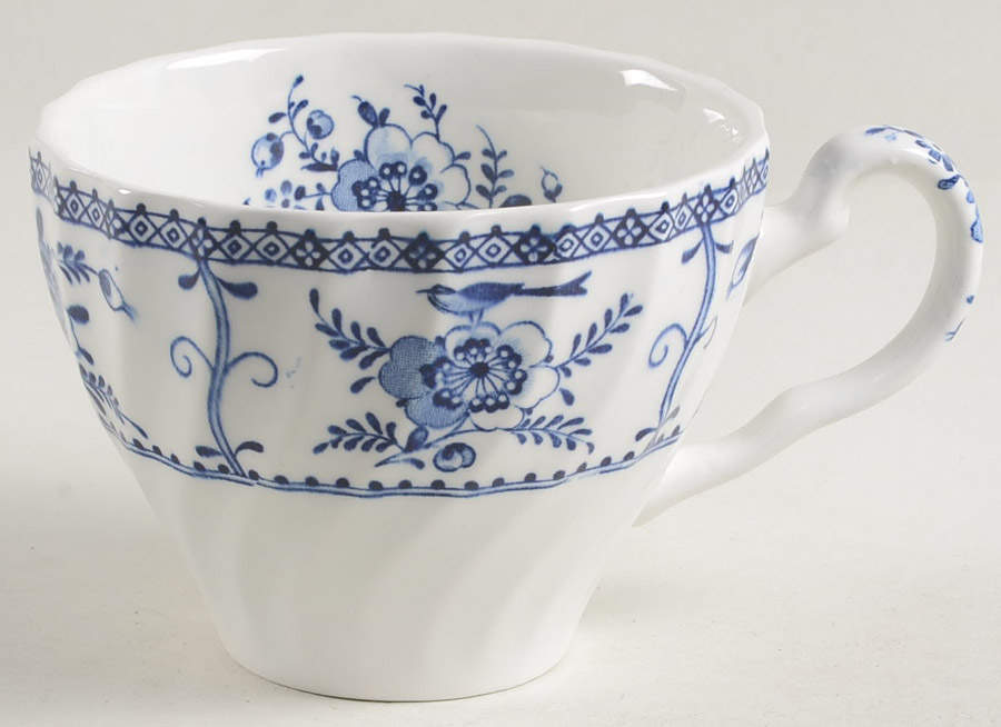 Indies Blue Flat Cup by Johnson Brothers-1