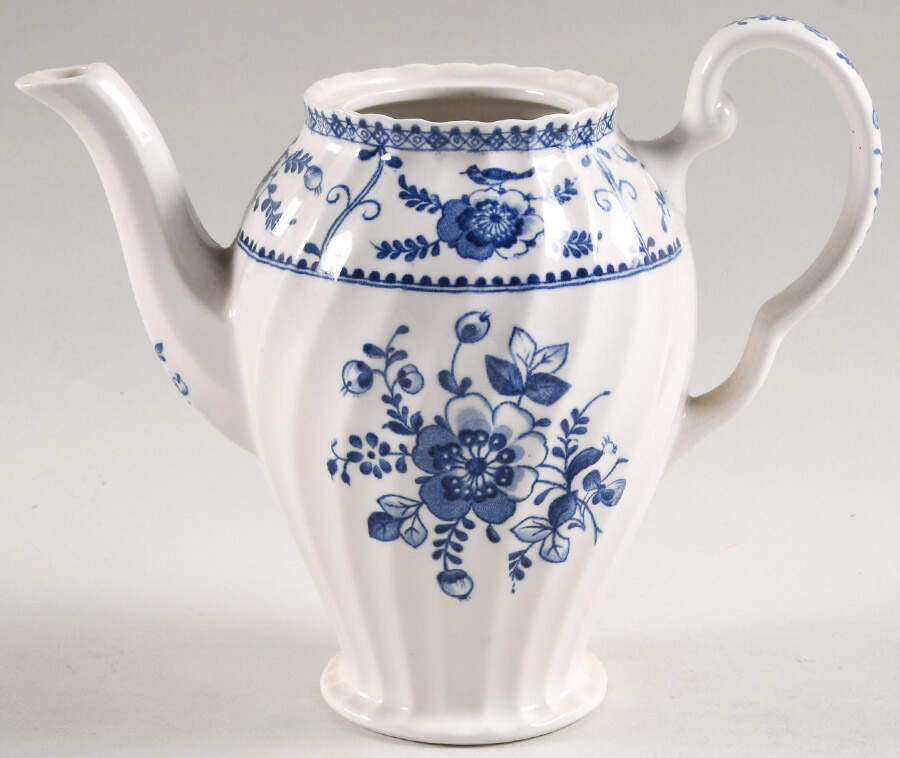 Indies Blue Mini Coffee Pot No Lid by Johnson Brothers-1