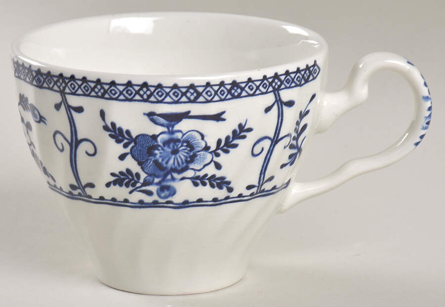 Indies Blue Flat Cup by Johnson Brothers-1
