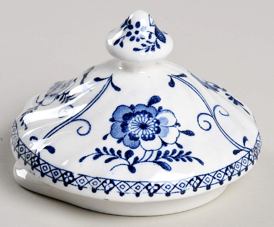 Indies Blue Lid for Teapot by Johnson Brothers-1