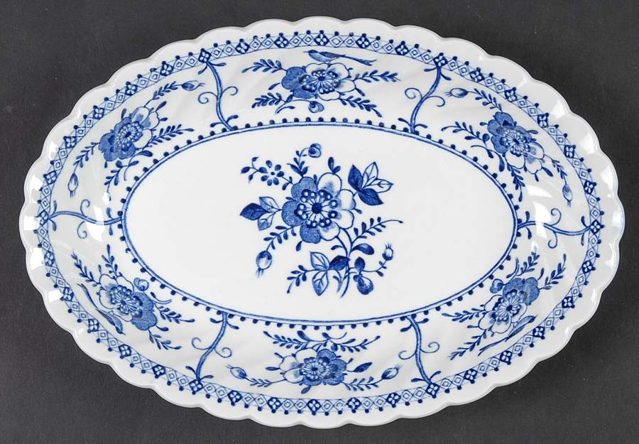 Indies Blue Relish/Gravy Underplate by Johnson Brothers-1