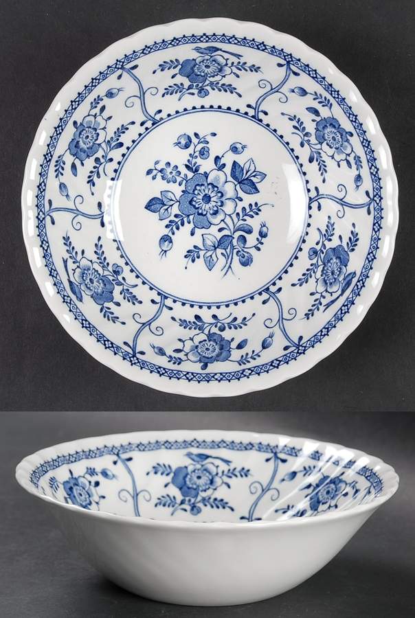 Indies Blue Coupe Cereal Bowl by Johnson Brothers-1