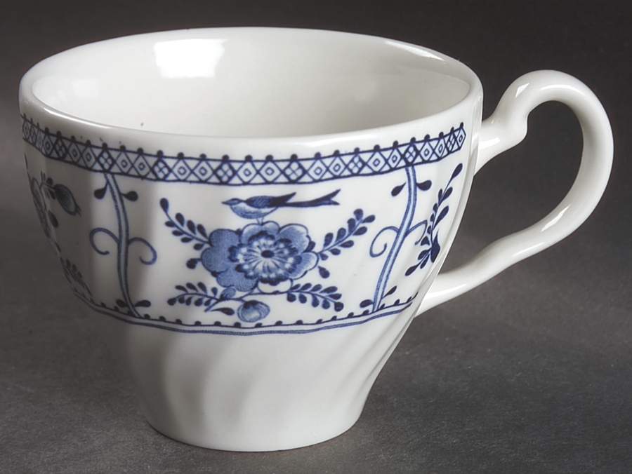 Indies Blue Flat Cup by Johnson Brothers-1