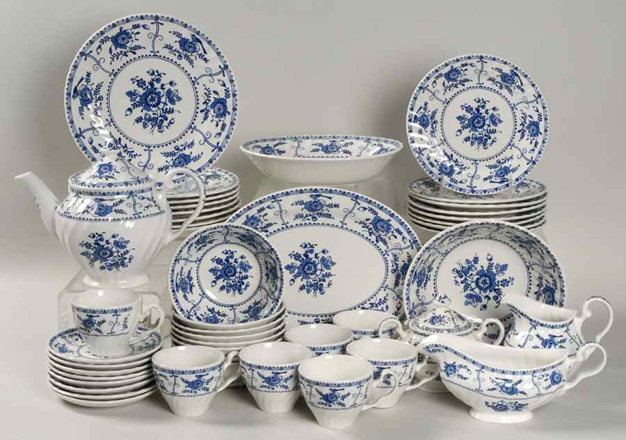 Indies Blue 49 Piece Set by Johnson Brothers-1