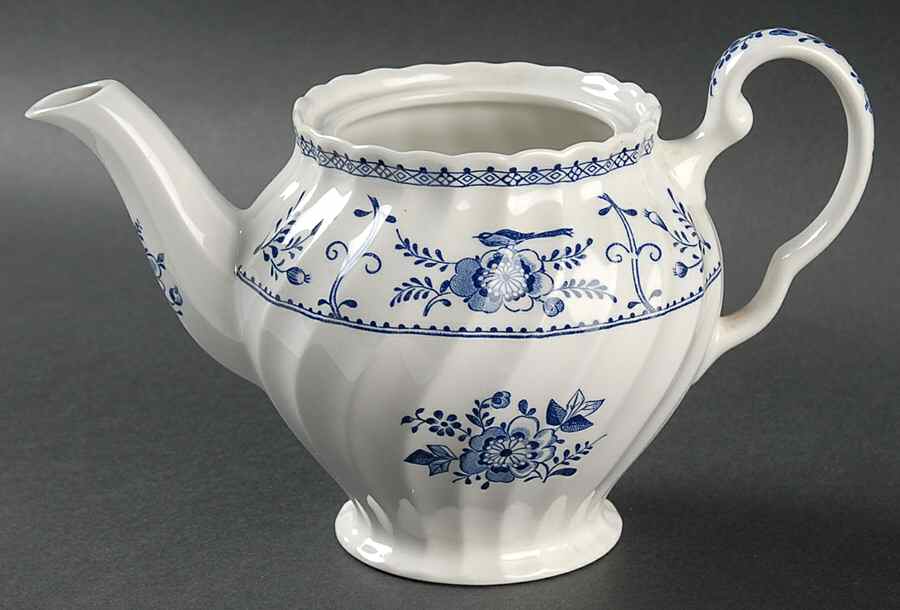 Indies Blue Mini Teapot No Lid by Johnson Brothers-1