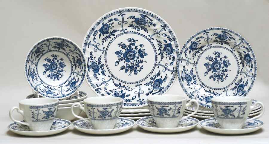 Indies Blue 20pc Set=4ea Csfl,Dp,Sp,Cerc by Johnson Brothers-1