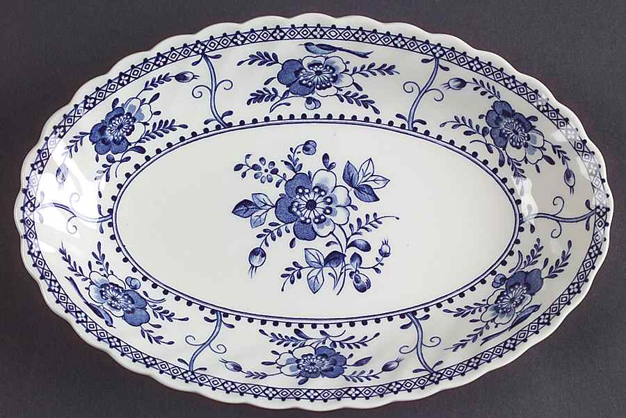 Indies Blue Relish/Gravy Underplate by Johnson Brothers-1
