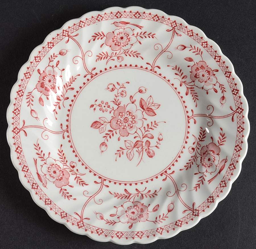 Indies Pink Bread & Butter Plate by Johnson Brothers-1