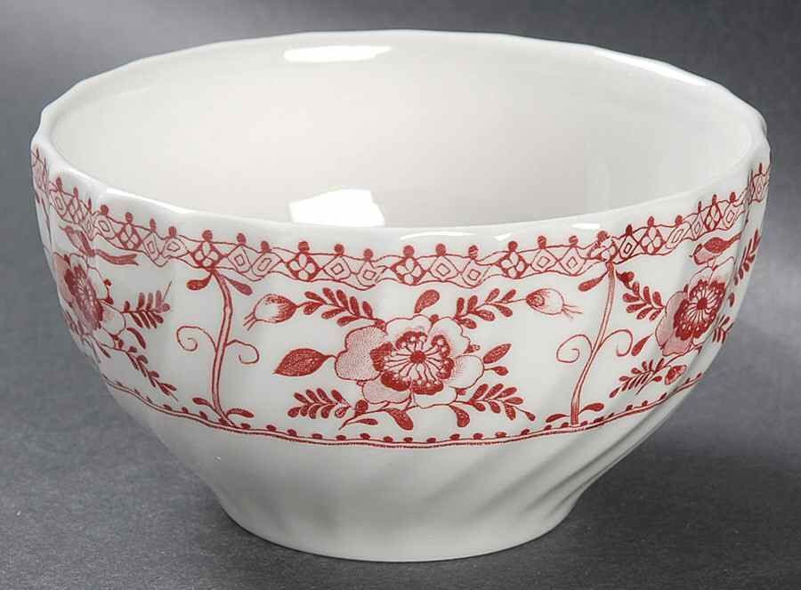 Indies Pink Open Sugar Bowl by Johnson Brothers-1