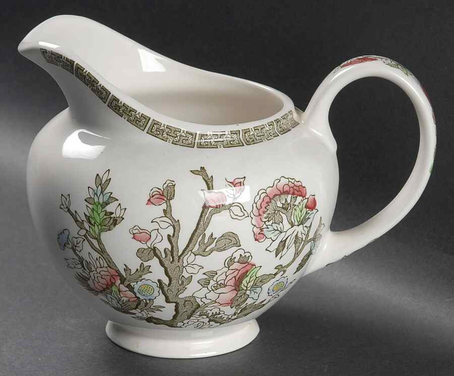 Indian Tree (Green Key, Paper White) 32 Oz Pitcher by Johnson Brothers-1