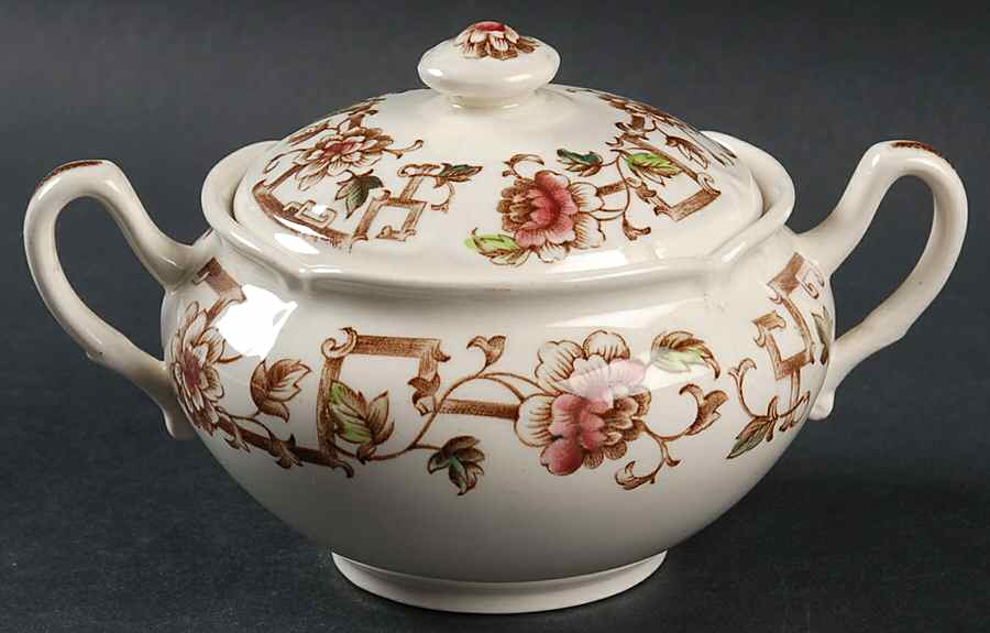 Inverness Sugar Bowl & Lid by Johnson Brothers-1