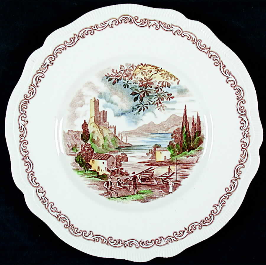 Italian Lakes Salad Plate by Johnson Brothers-1