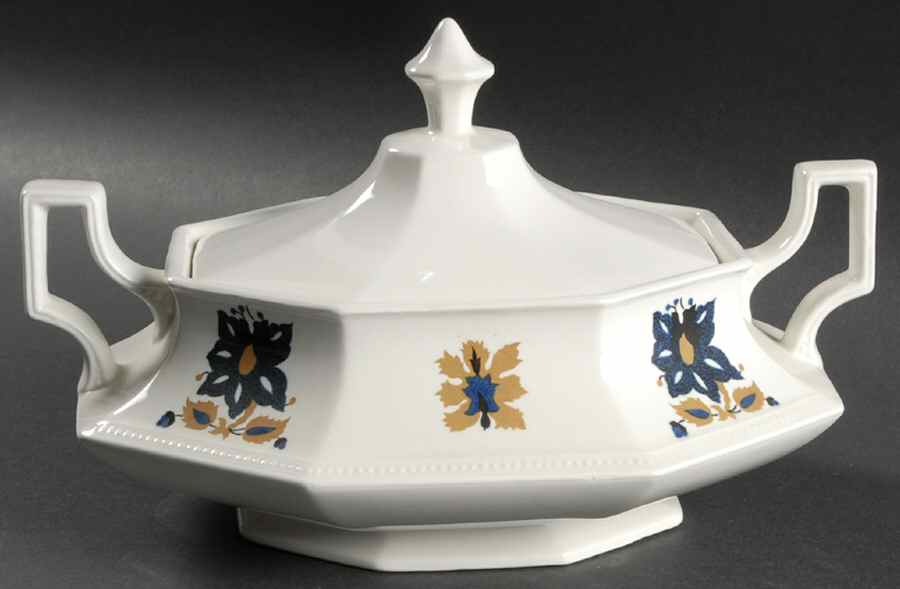 Jacobean Oval Covered Vegetable by Johnson Brothers-1