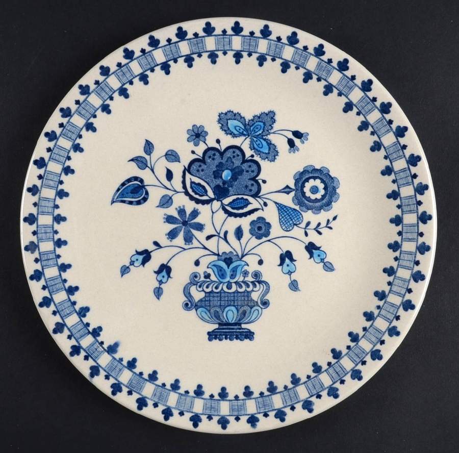 Jamestown Blue (White Background) Salad Plate by Johnson Brothers-1