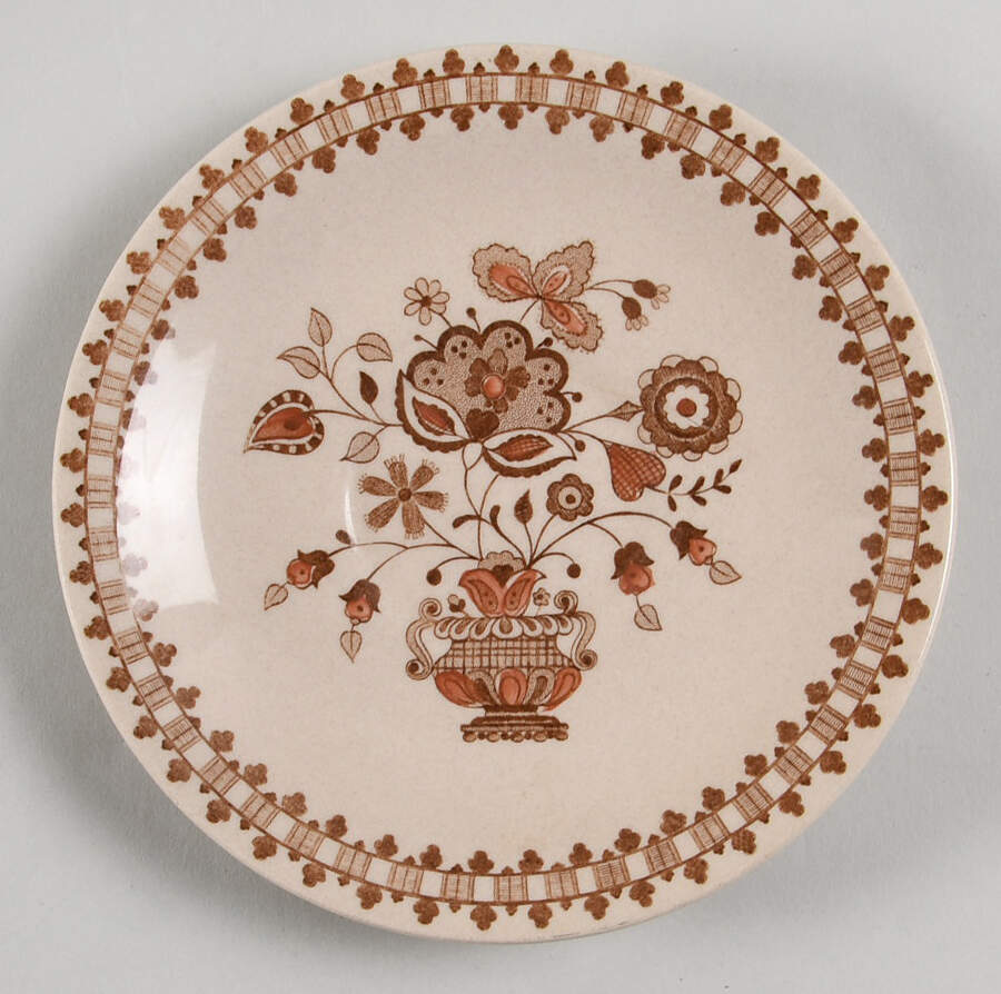 Jamestown Brown Saucer by Johnson Brothers-1