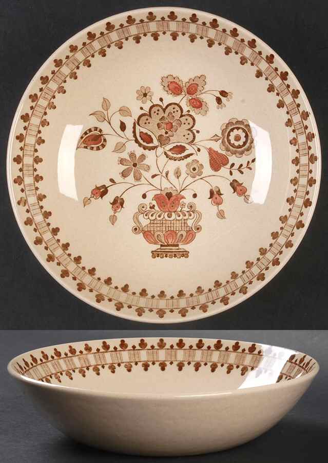 Jamestown Brown Coupe Soup Bowl by Johnson Brothers-1