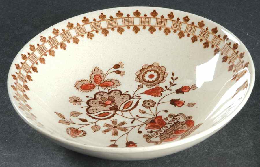 Jamestown Brown Fruit/Dessert (Sauce) Bowl by Johnson Brothers-1