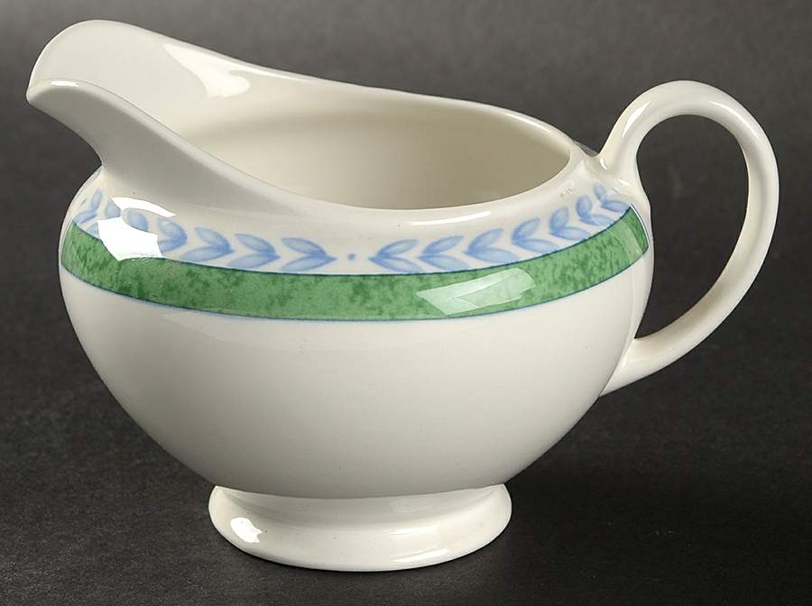 Jardiniere Green Creamer by Johnson Brothers-1