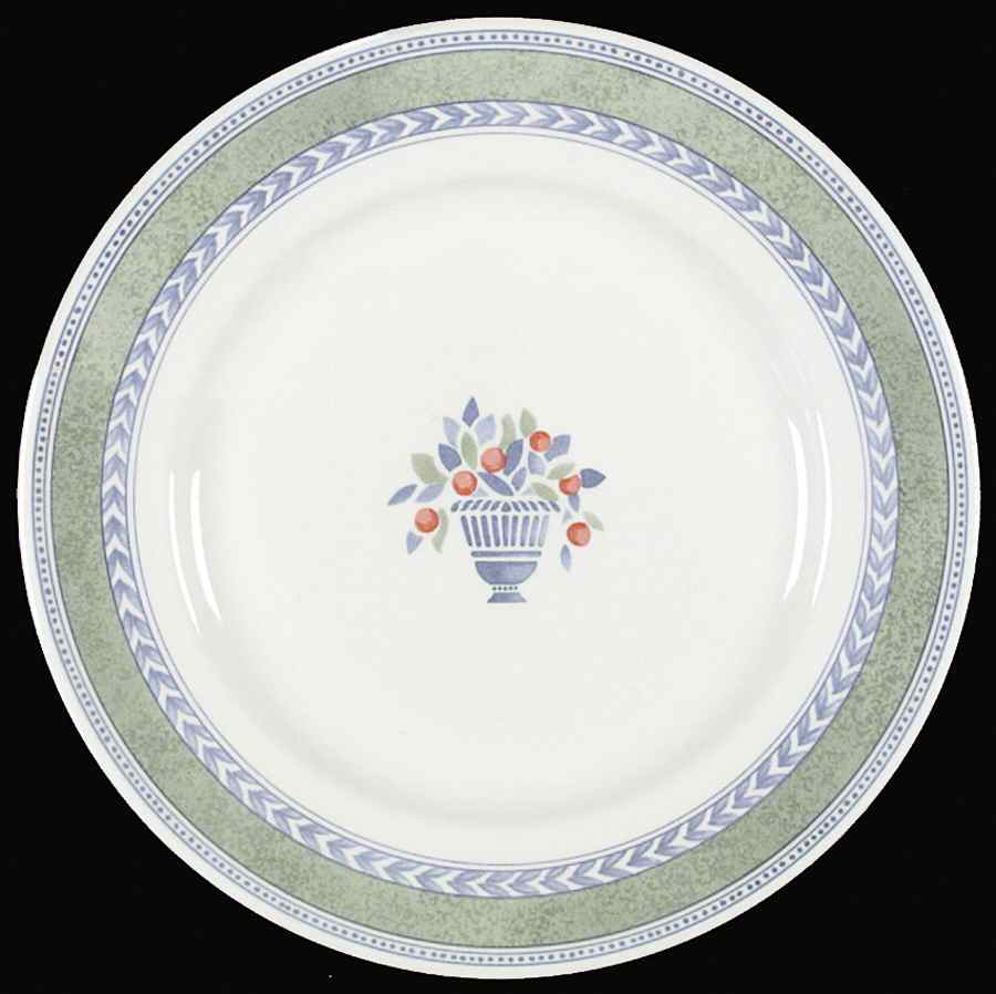 Jardiniere Green Dinner Plate by Johnson Brothers-1