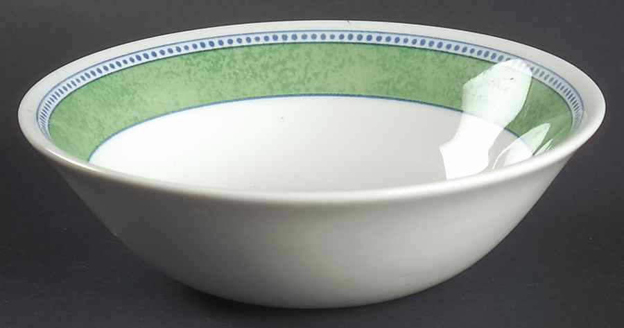 Jardiniere Green Coupe Cereal Bowl by Johnson Brothers-1