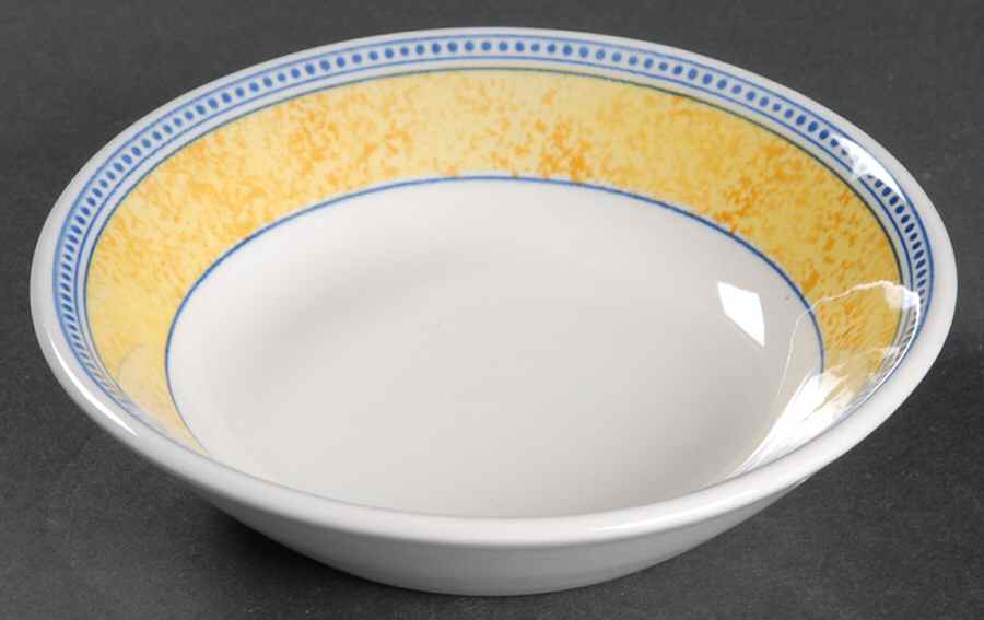 Jardiniere Yellow Fruit/Dessert (Sauce) Bowl by Johnson Brothers-1