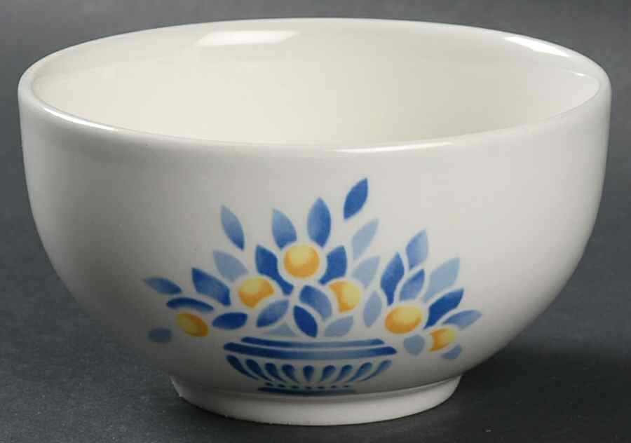 Jardiniere Yellow Open Rice/Sugar Bowl by Johnson Brothers-1
