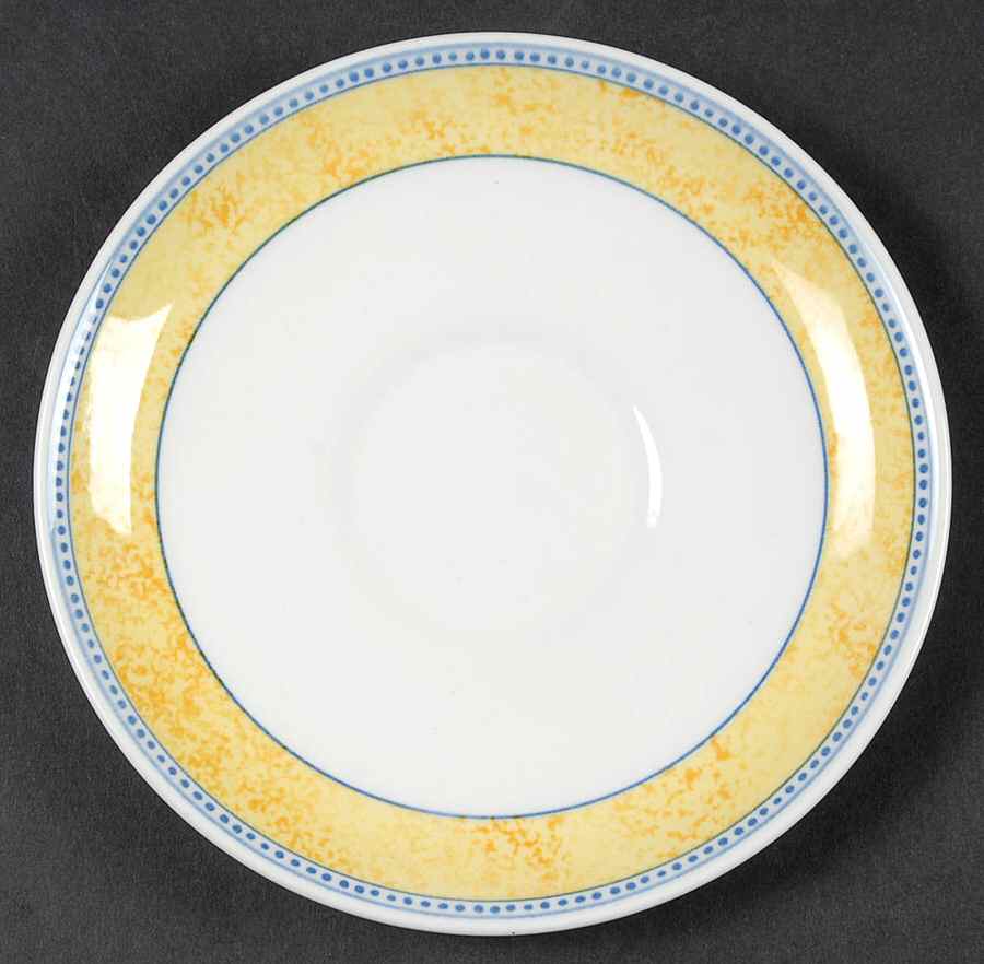 Jardiniere Yellow Saucer by Johnson Brothers-1