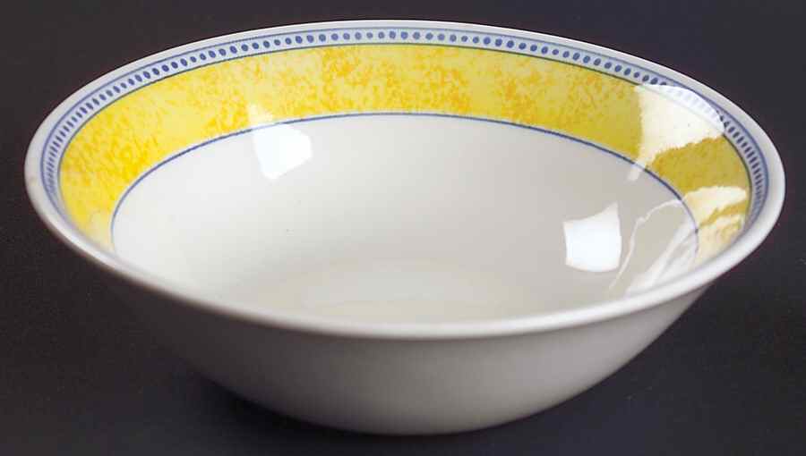 Jardiniere Yellow Coupe Cereal Bowl by Johnson Brothers-1