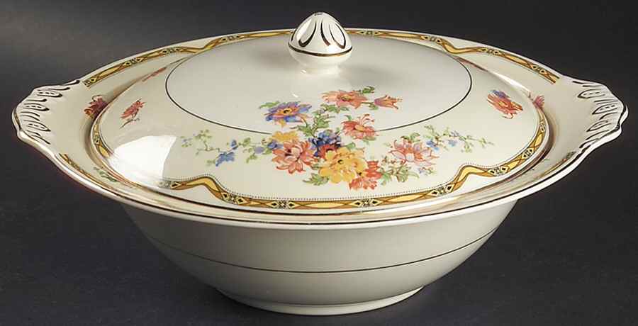 Jasmine Round Covered Vegetable by Johnson Brothers-1