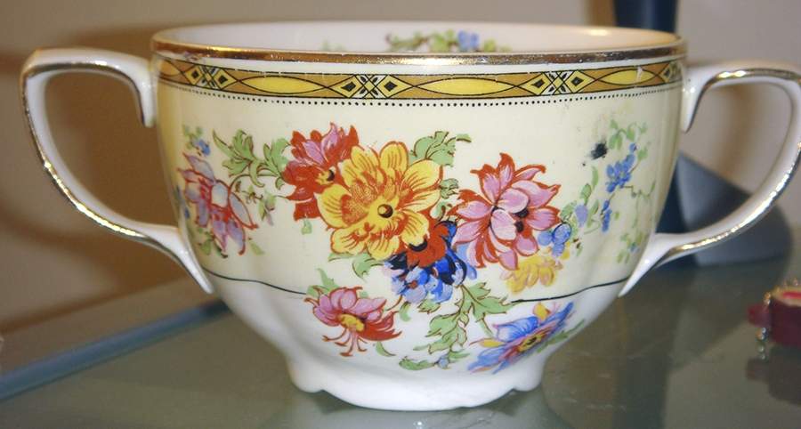 Jasmine Flat Bouillon Cup by Johnson Brothers-1