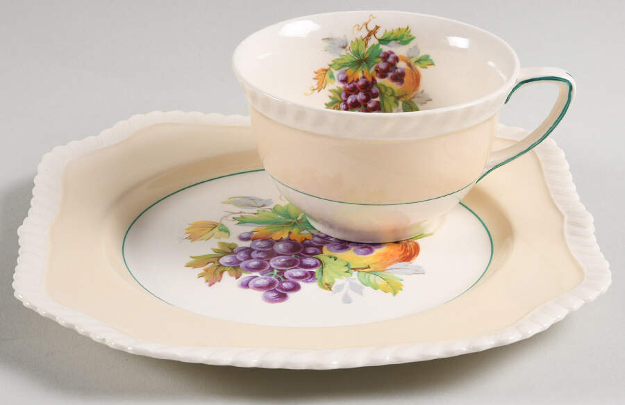 California Snack Plate & Cup Set by Johnson Brothers-1