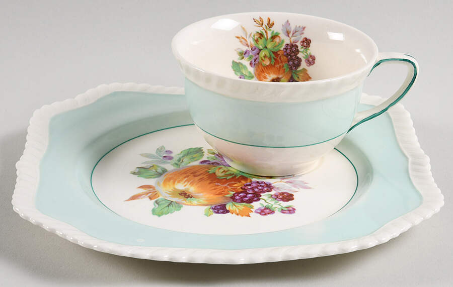 California Snack Plate & Cup Set by Johnson Brothers-1