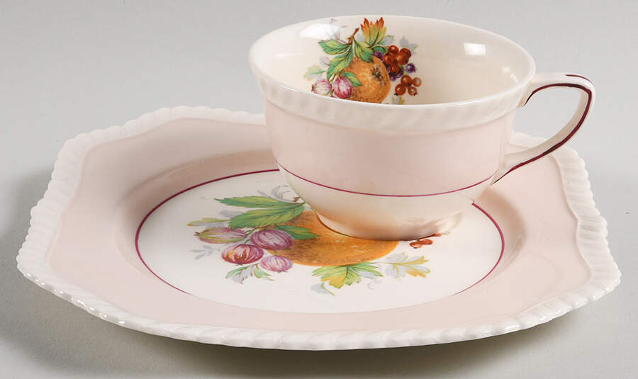 California Snack Plate & Cup Set by Johnson Brothers-1