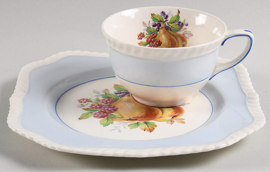 California Snack Plate & Cup Set by Johnson Brothers-1
