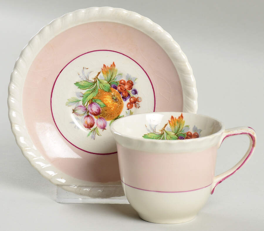 California Flat Demitasse Cup & Saucer Set by Johnson Brothers-1