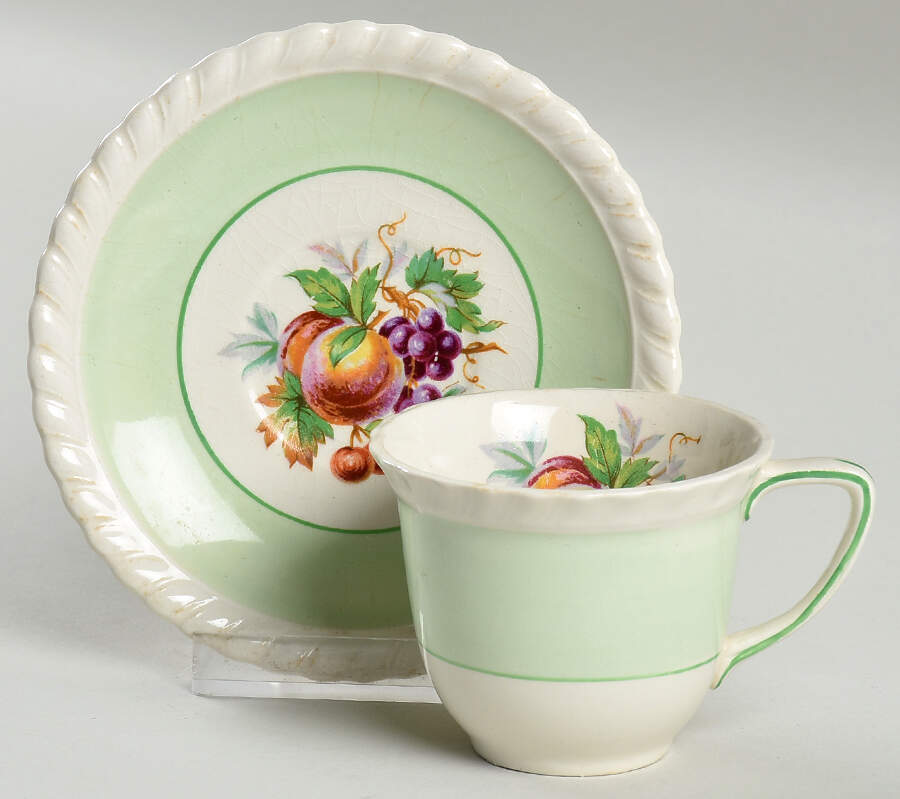 California Flat Demitasse Cup & Saucer Set by Johnson Brothers-1