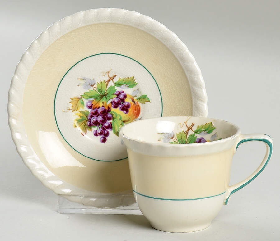 California Flat Demitasse Cup & Saucer Set by Johnson Brothers-1