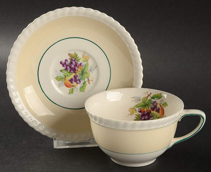 California Flat Cup & Saucer Set by Johnson Brothers-1