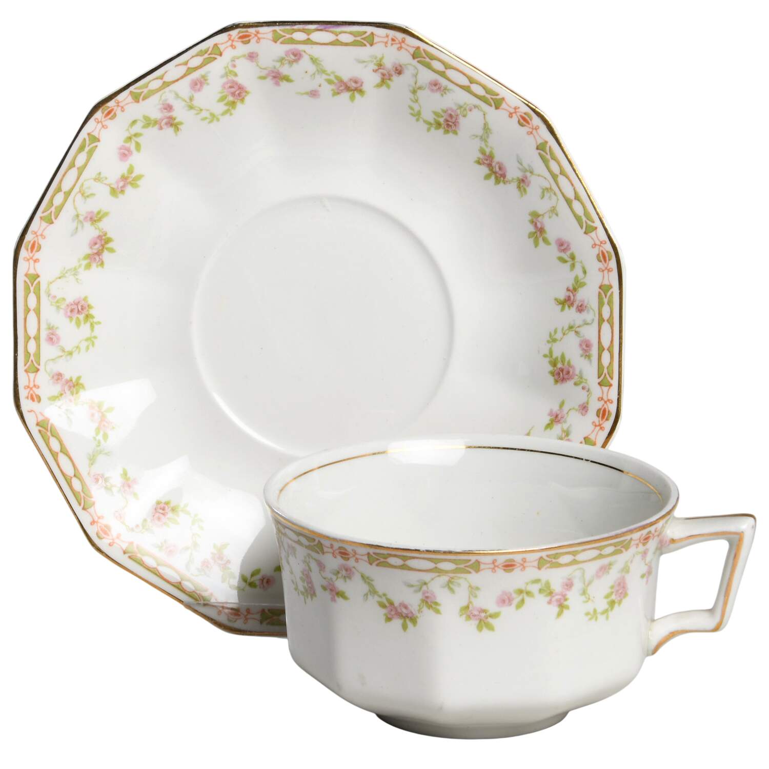 JB105 Flat Cup & Saucer Set by Johnson Brothers-1