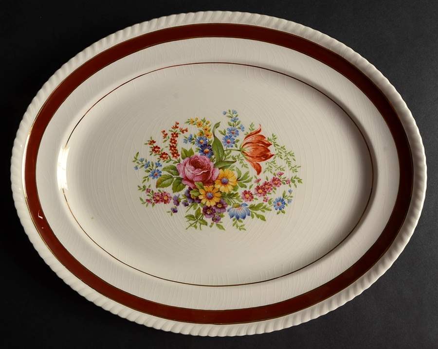JB117 14" Oval Serving Platter by Johnson Brothers-1