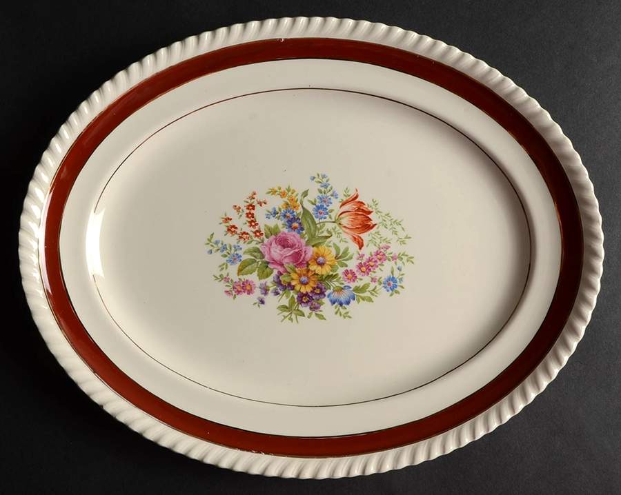 JB117 11" Oval Serving Platter by Johnson Brothers-1