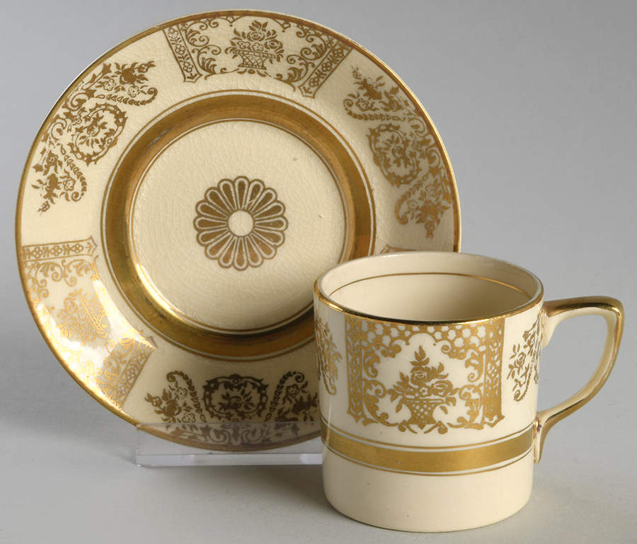 JB13 Flat Demitasse Cup & Saucer Set by Johnson Brothers-1