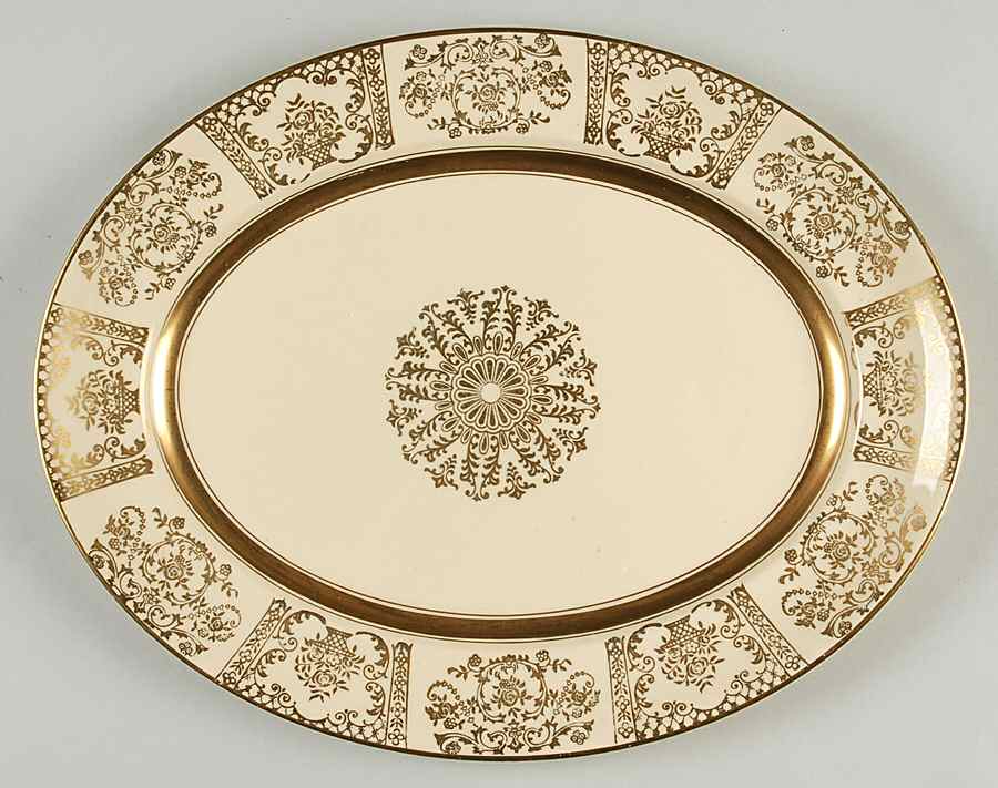 JB13 12" Oval Serving Platter by Johnson Brothers-1