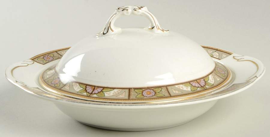 JB130 Round Covered Butter by Johnson Brothers-1