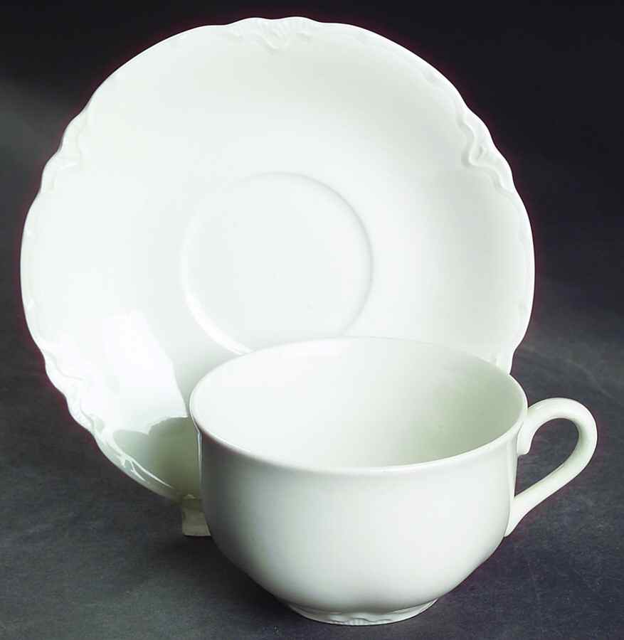 JB133 Flat Cup & Saucer Set by Johnson Brothers-1