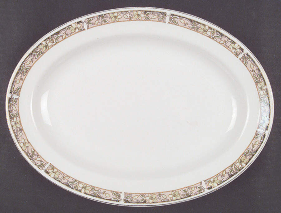 JB134 12" Oval Serving Platter by Johnson Brothers-1