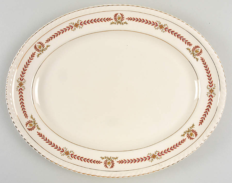 JB137 14" Oval Serving Platter by Johnson Brothers-1