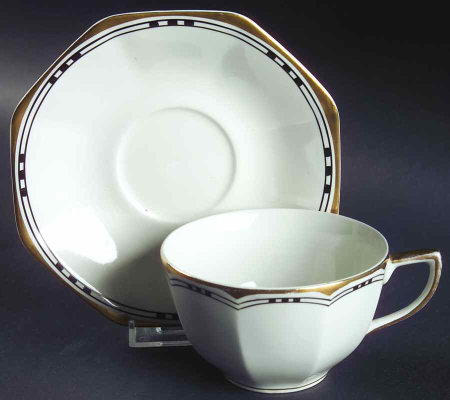 JB14 Breakfast Cup & Saucer Set by Johnson Brothers-1