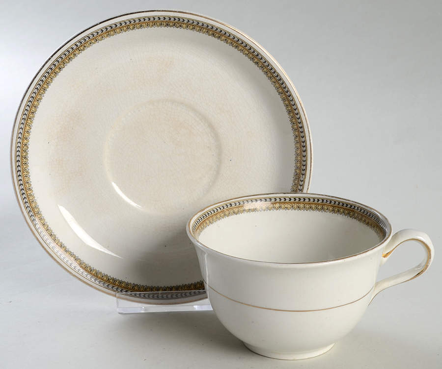 JB156 Footed Cup & Saucer Set by Johnson Brothers-1